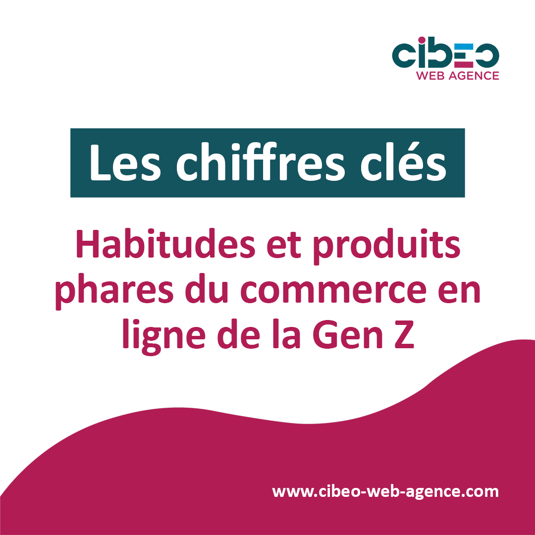 Habitudes et produits phares du commerce en ligne de la Gen Z - Chiffres clés - CIBEO Web Agence
